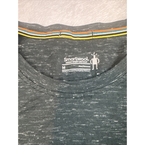 smartwool merino sport 150 Hemp T-Shirt Men's Size Medium - Picture 4 of 8